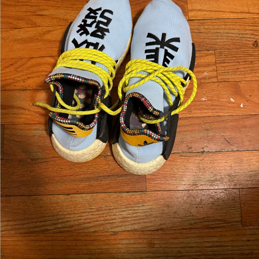 adidas Blue and Yellow Sneakers